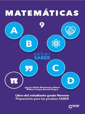 cover image of Saber SABER Matemáticas 9. Libro del estudiante grado noveno